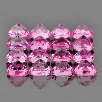 1.70 mm Round 45 pieces Fire Luster Natural Pink Tourmaline [Flawless-VVS]