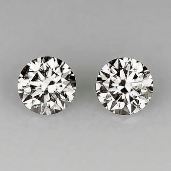 1.80 mm Round 2 pcs Superb Luster Natural C1 Champagne Diamond [VVS-VS]