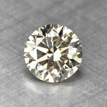 2.50 mm Round 1 pcs Superb Luster Natural C1 Champagne Diamond [VVS-VS]