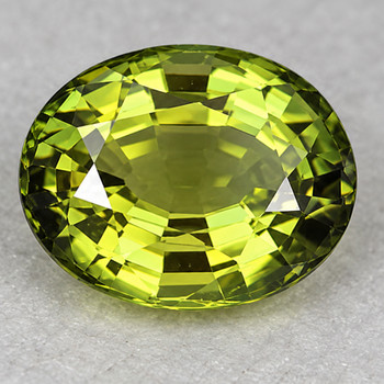 5.5x4.5 mm Oval 0.58ct Brilliant Luster Natural Forest Green Sapphire [Flawless-VVS]