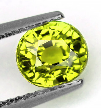 7x5 mm Oval 1.18ct Superb Luster Natural Top Canary Yellow Mali Garnet [Flawless-VVS]-Top Grade