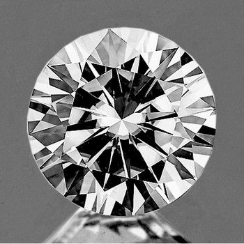 5.20 mm Round 1 piece Superb Luster Natural White Sapphire [Flawless-VVS]-[AAA Grade]