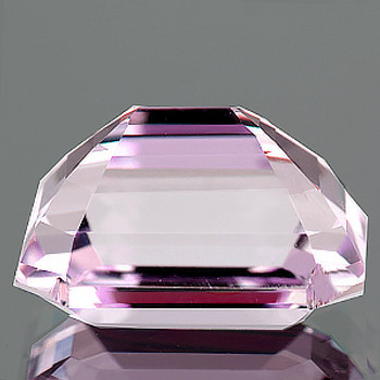 11.5x8 mm Octagon 5.64cts AAA Luster Natural Soft Pink Kunzite [Flawless-VVS]
