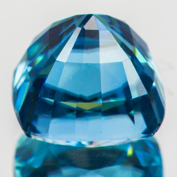 7x6 mm Oval 3.00cts AAA Superb Brilliancy Natural Electric Blue Zircon [Flawless-VVS]