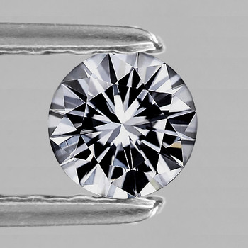 5.50 mm Round {0.68ct} Superb Luster Natural White Sapphire [Flawless-VVS]-[AAA Grade]