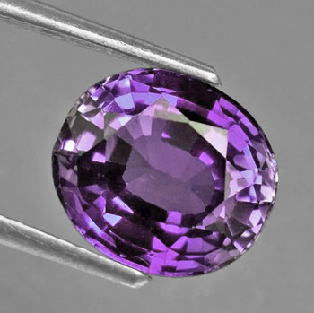 5.5x4.5 mm Oval {0.60ct} AAA Fire Natural Intense Grape Purple Sapphire [Flawless-VVS]
