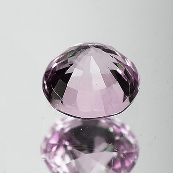 4.50 mm Round Step 1 piece AAA Fire Luster Natural Brilliant Pink-White Sapphire  [Flawless-VVS]