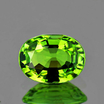 7.5x5 mm Oval 1.02cts Fire Luster Natural Brilliant Green Tourmaline [Flawless-VVS]