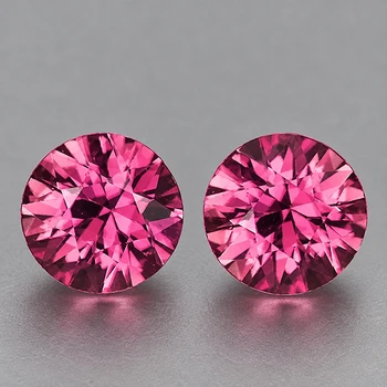 4.00 mm Round 2pcs Sparkling Luster Natural Purple Red Spinel [Flawless-VVS]