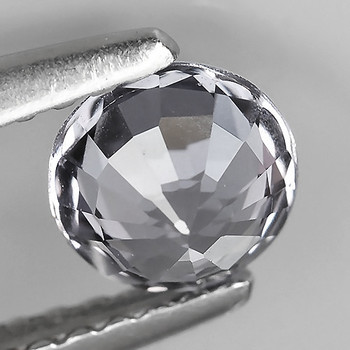 5.50 mm Round {0.75ct} Superb Luster Natural White Sapphire [Flawless-VVS]-[AAA Grade]