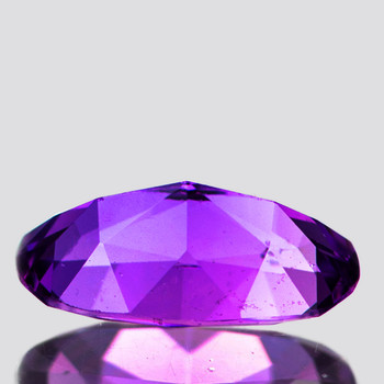 7.5x4 mm Oval {0.78ct} Fire Luster Natural SriLanka Intense Purple Sapphire [Flawless-VVS] {Top Grade} Free Certificate