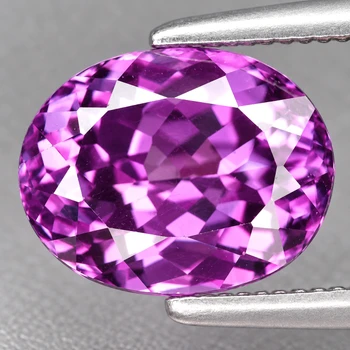 7x5 mm Oval {1.00ct} Fire Luster Natural SriLanka Purple Sapphire [VVS] {Top Grade}Free Certificate