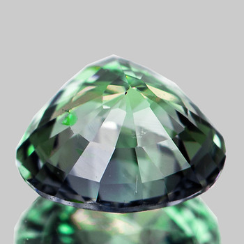 6.50 mm Pear {1.10ct} Brilliant Natural Unheated Green Sapphire [Flawless-VVS]-AAA Grade