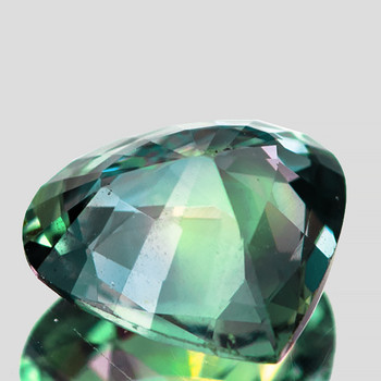 7.00 mm Pear {1.25ct} Brilliant Natural Unheated Blue Green Sapphire [Flawless-VVS]-AAA Grade Free Certificate