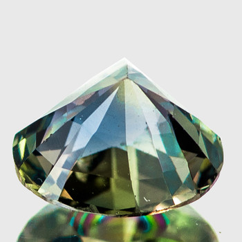 6.50 mm Pear {1.18ct} Brilliant Natural Unheated Green Sapphire [Flawless-VVS]-AAA Grade