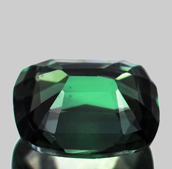 6x5 mm Cushion {1.05ct} Brilliant Natural Unheated Green Sapphire [Flawless-VVS]-AAA Grade