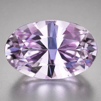 8x5 mm Oval {1.02ct} Fire Luster Natural SriLanka Unheated Soft Pink Sapphire [Flawless-VVS]
