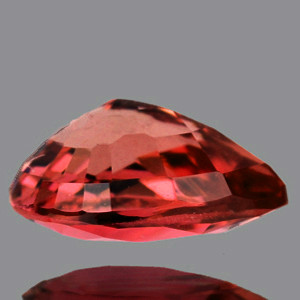 8x6 mm Pear {1.23ct} AAA Fire Natural Pink Orange Rhodolite Garnet [Flawless-VVS]