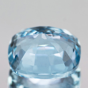 7x6 mm Cushion {1.06ct} AAA Luster Natural Top Blue Aquamarine [Flawless-VVS]