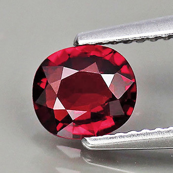 9x8 mm Oval {2.75cts} Top Luster Natural Intense Raspberry Pink Rhodolite Garnet [Flawless-VVS]