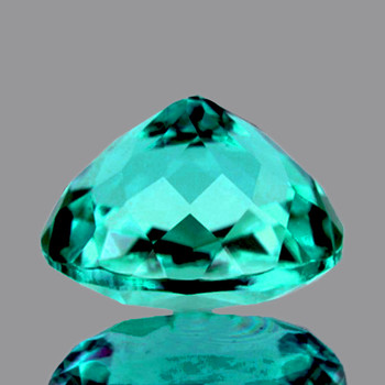 6.5x5.5 mm Oval {1.01ct} AAA Luster Natural Intense Blue Green Apatite [Flawless-VVS]