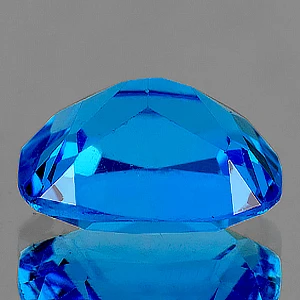 10x8 mm Cushion 1 piece AAA Luster Natural Swiss Blue Topaz [Flawless-VVS]