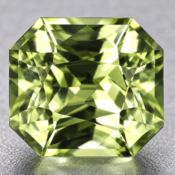 7x6 mm Octagon {1.75ct} AAA Luster Natural SriLanka Unheated Yellow Green Sapphire [Flawless-VVS] Free Certificate
