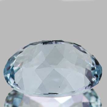 7.5x5.5 mm Oval {1.00cts} Brilliant Luster Natural Sky Blue Aquamarine [Flawless-VVS]