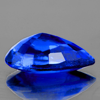 8x6 mm Pear 1.10ct AAA Luster Natural SriLanka Premium Royal Blue Sapphire [Flawless-VVS]-AAA Grade Free Certificate