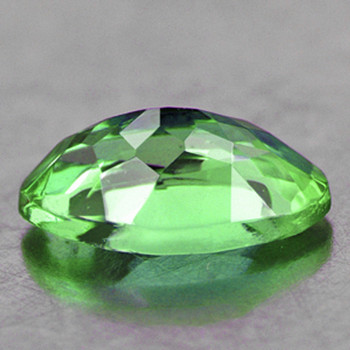 6x4 mm Oval 1 piece Top Luster Natural Chrome Green Tsavorite Garnet [Flawless-VVS]