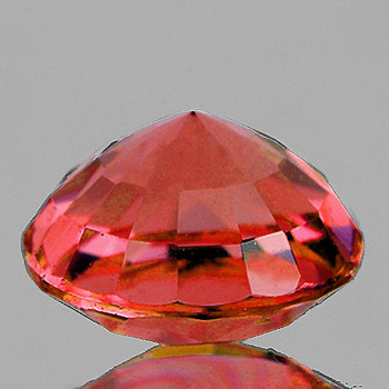 3.50 mm Round 1 piece Natural Brilliant Pink Orange Sapphire [Flawless-VVS]