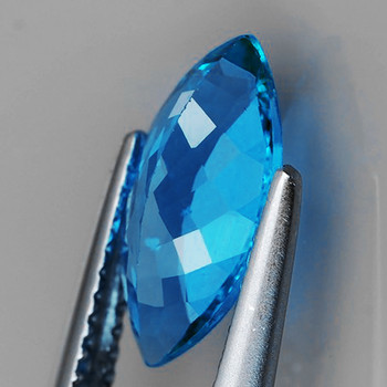 14x7 mm Marquise 1 piece AAA Fire Luster Natural Swiss Blue Topaz [Flawless-VVS]