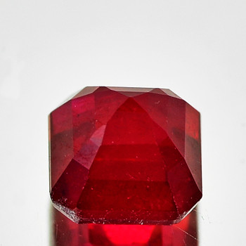 6.00 mm Octagon 1.65ct Top Luster Natural Top Intense Red Mozambique Ruby [VVS]-AAA Top Grade