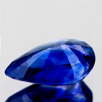 8x5 mm Pear {1.10ct} AAA Luster Natural SriLanka Royal Blue Sapphire [Flawless-VVS]-Free Certificate