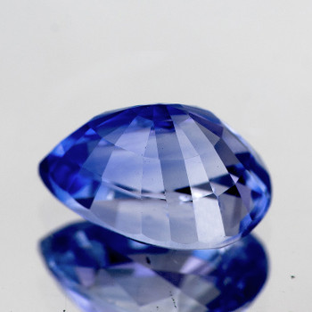 9x6.5 mm Pear {2.40ct} AAA Luster Natural SriLanka Blue Sapphire [Flawless-VVS]-Free Certificate
