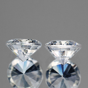 2.80 mm Round 2 pieces Color D-F Natural White Diamond [Flawless-VVS]-AAA GRADE