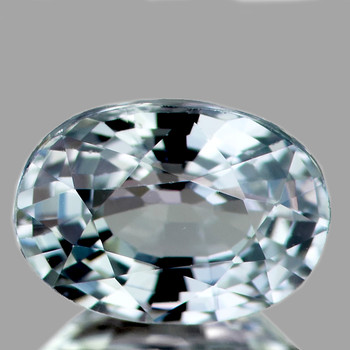 7x5 mm Oval 1.05ct AAA Brilliant Luster Natural Gray Sapphire [Flawless-VVS]
