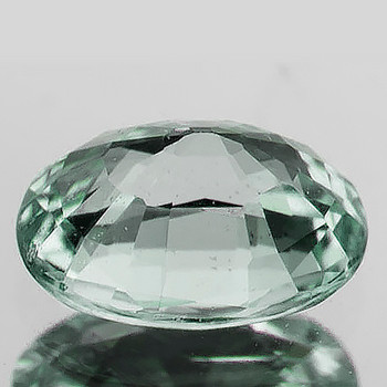 7x5 mm Oval 1.05ct Brilliant Natural SriLanka Pastel Green Sapphire [Flawless-VVS]
