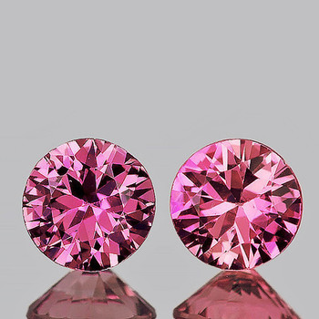 4.00 mm Round 2 pieces Sparkling Luster Natural Intense Pink Spinel [Flawless-VVS]