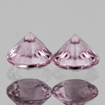 4.00 mm Round 2pcs Sparkling Luster Natural Light Pink Spinel [Flawless-VVS]