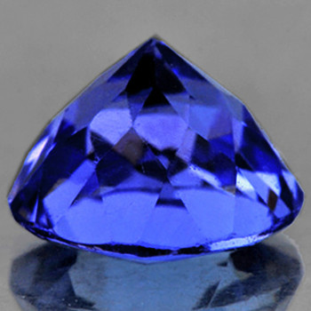 5.50 mm Round 0.70ct AAA Luster Natural Intense Purple Blue Tanzanite [Flawless-VVS]