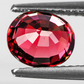 8x7 mm Oval 1.98cts Natural Umbalite Raspberry Pink Rhodolite Garnet [Flawless-VVS]