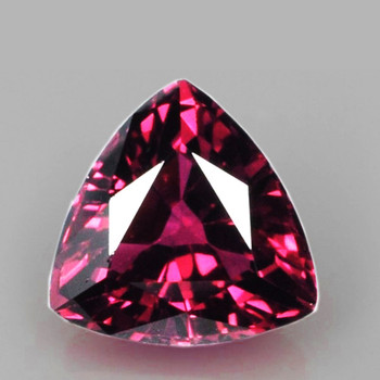 10.0 mm Trillion {3.04ct} Sparkling Natural Purple Pink Tourmaline [Flawless-VVS]