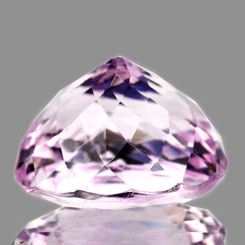 11x10 mm Oval 6.00cts AAA Luster Natural Soft Pink Kunzite [Flawless-VVS]