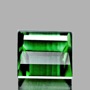 9.5x8 mm Octagon {4.72ct} Sparkling Natural Intense Green Tourmaline [Flawless-VVS]