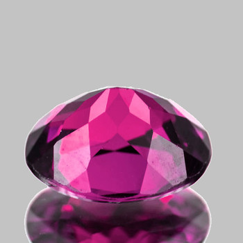 7.5x6.5 mm Oval {1.32ct} Sparkling Natural Intense Pink Tourmaline [VS]