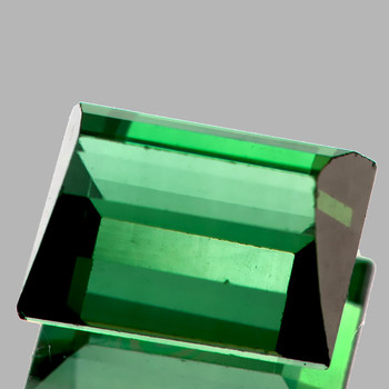 9x7 mm Baguette {3.55ct} Sparkling Natural Intense Top Chrome Green Tourmaline [Flawless-VVS]