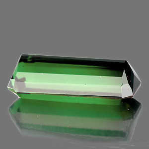 15x6.5 mm Octagon {5.15ct} Sparkling Natural Green Tourmaline [Flawless-VVS]