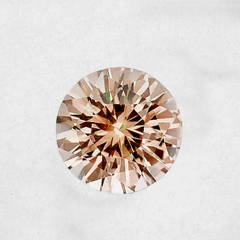 4.50 mm Round 1 piece Superb Luster Natural Peach Sapphire [Flawless-VVS]-Top