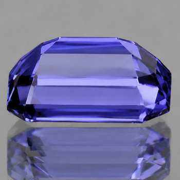 6x4 mm Octagon 1 piece Fire Luster Natural Purple Blue Tanzanite [Flawless-VVS]